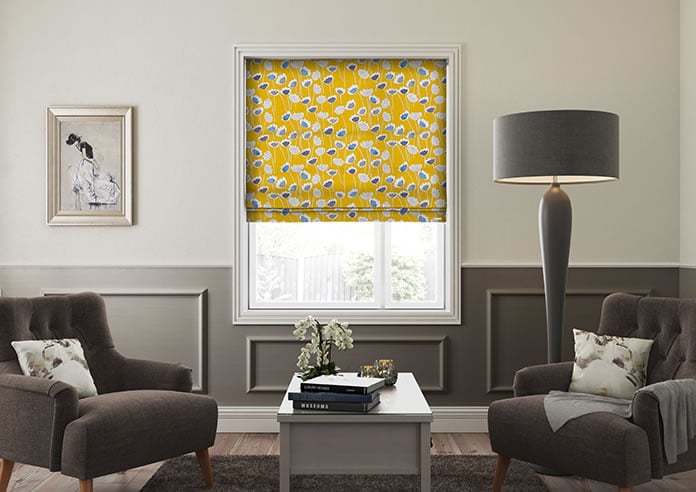 Clara, Saffron - Twist&Fit Roman Blind - Image 5
